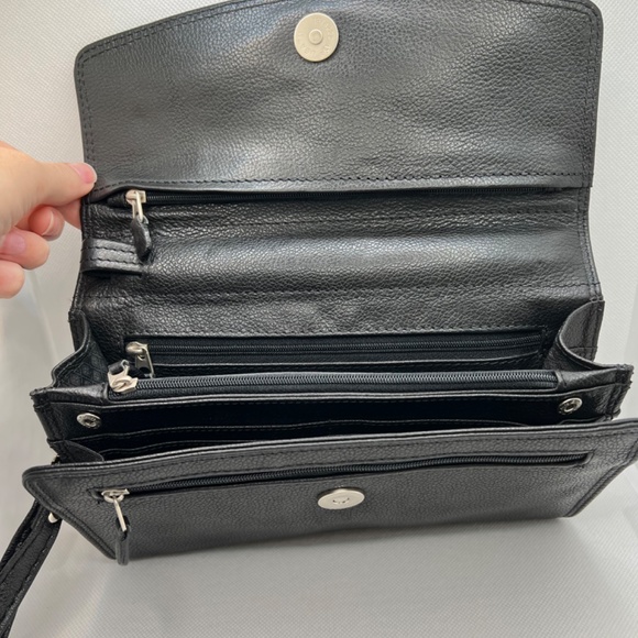 Genuine Leather Handbag Clutch Women’s - Picture 6 of 14